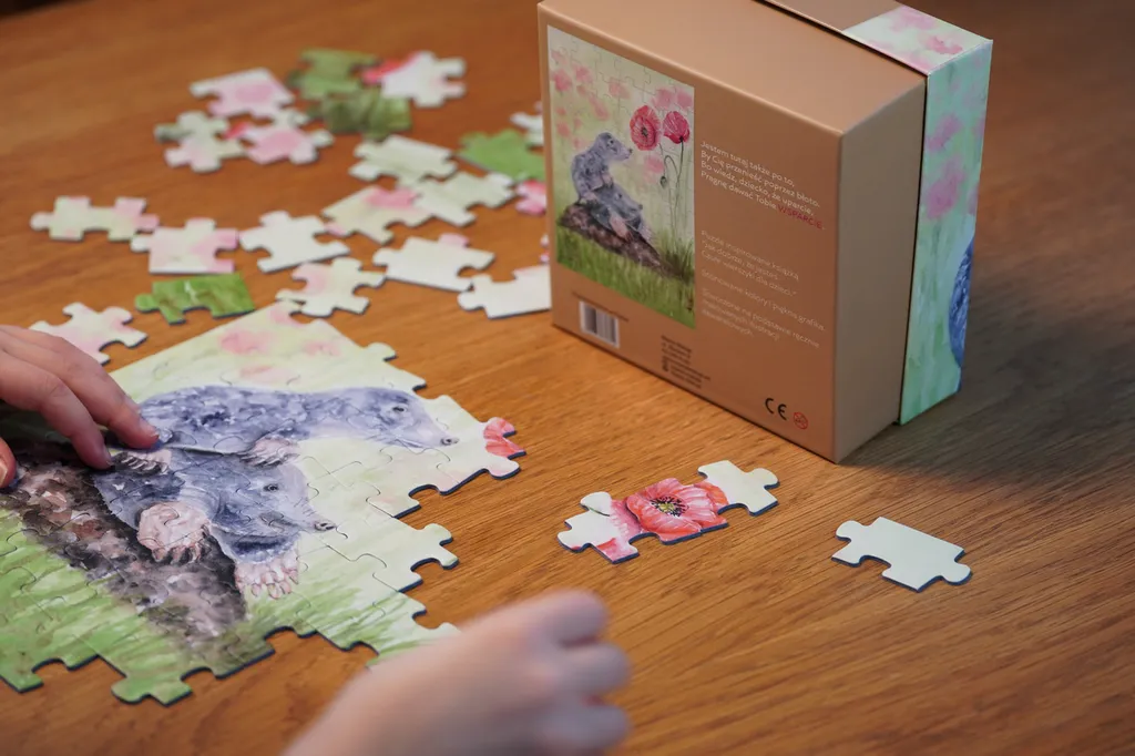 Puzzle ze zwierzętami Krety 2